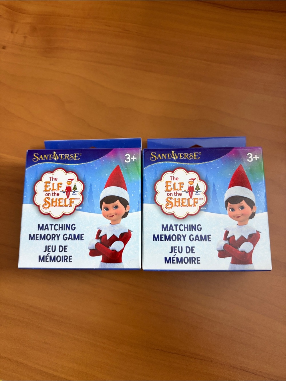 (2) The Elf on The Shelf Matching Memory Game. NEW
